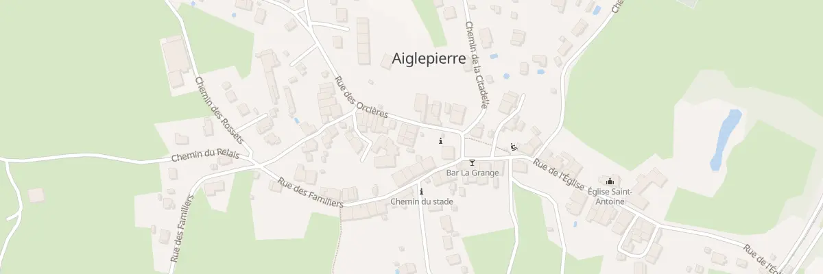 Plan du 3 Rue des Orcières à Aiglepierre