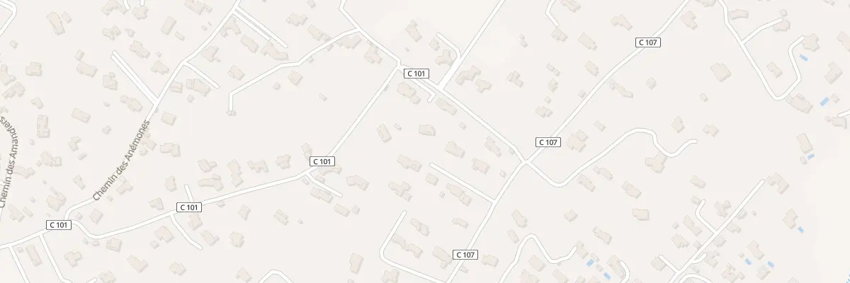 Plan du 705 Che de Baro Nuecho au Beausset