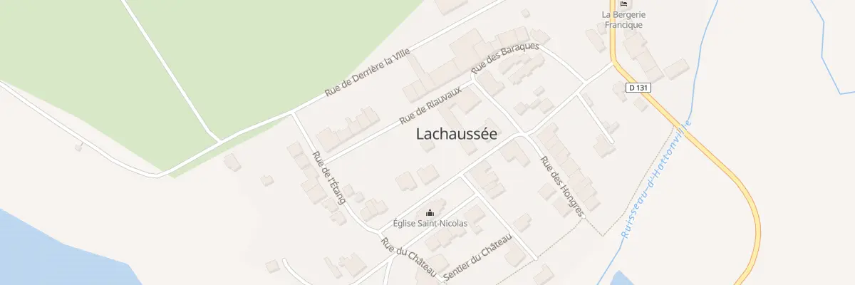 Plan du 8 Gr Grande Rue à Lachaussée