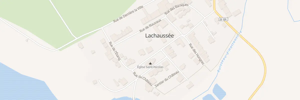 Plan du 10 Gr Grande Rue à Lachaussée