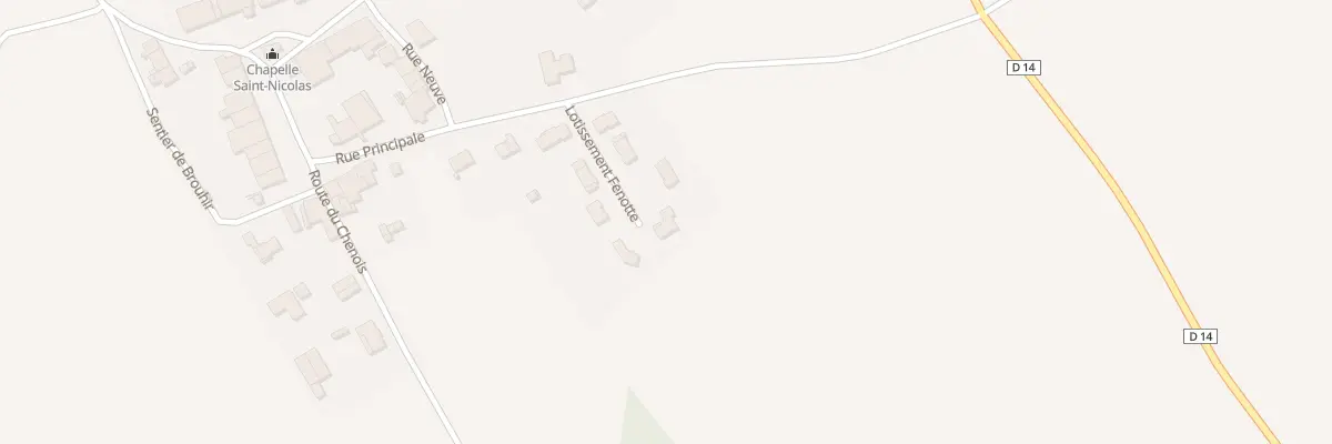 Plan du 7 Lotissement Fenotte à Brainville