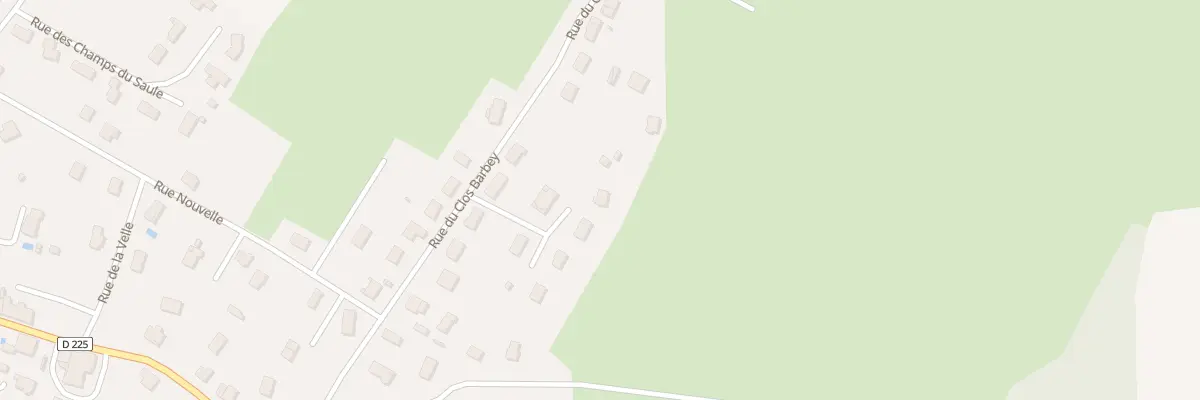Plan du 21 Rue du Clos Barbey à Autoreille