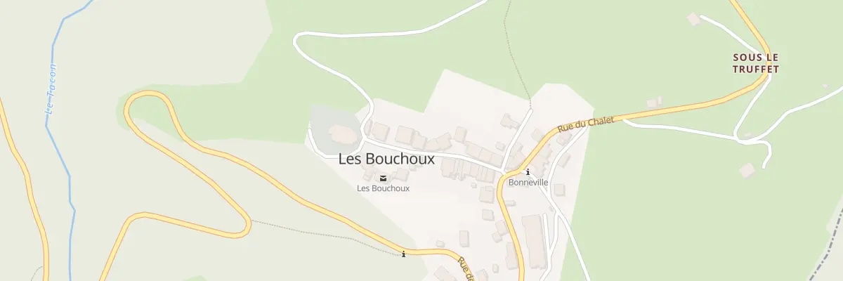 Plan du 14 Rue En Bonneville aux Bouchoux