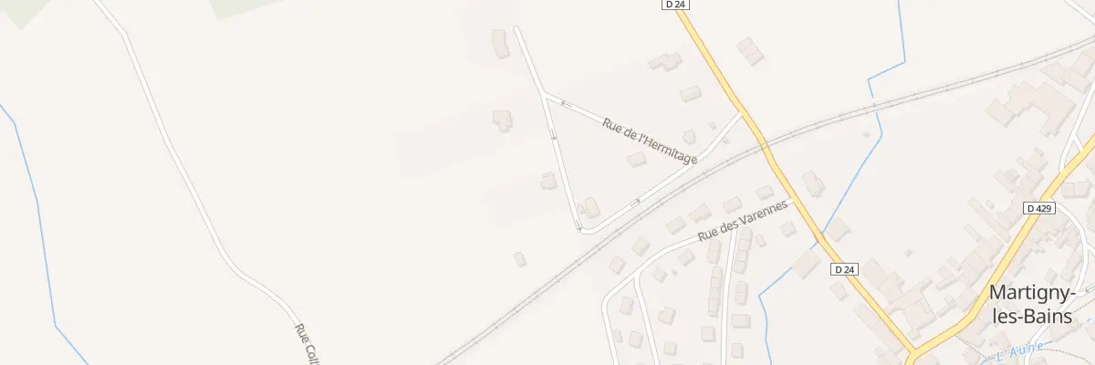 Plan du 17 Rue des Partisans à Martigny-les-Bains