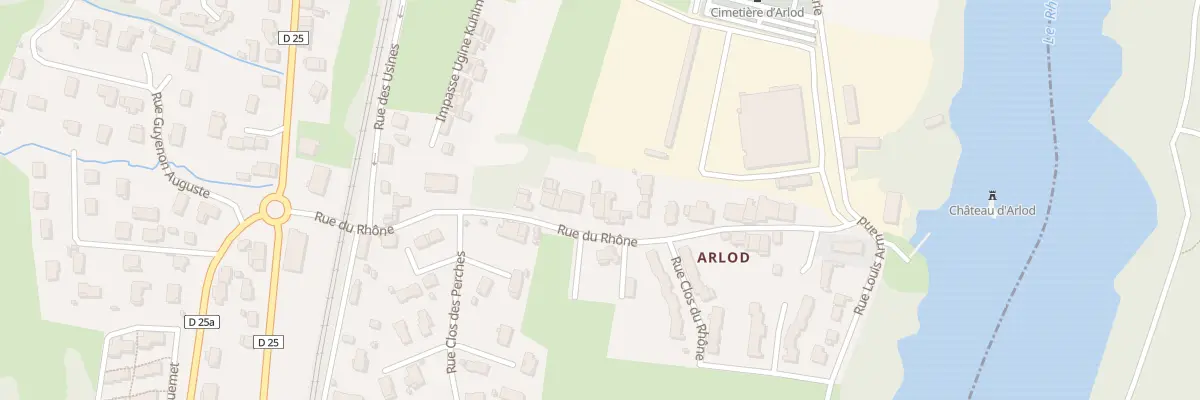 Plan du 269 Rue du Rhône à Valserhône