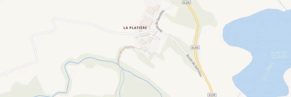 Plan du 5080 La Plattiere à Saint-Jean-de-Chevelu