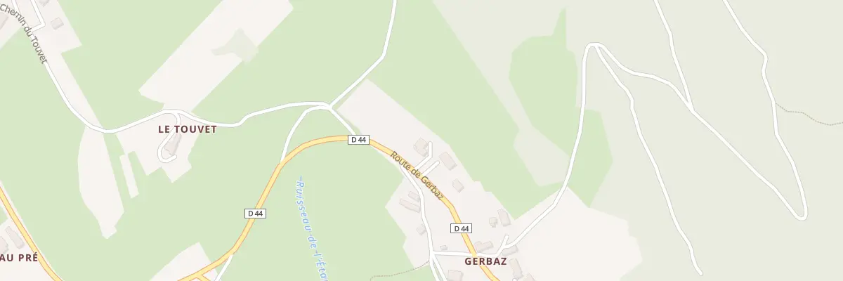 Plan du 353 Rte de Gerbaz à Billième