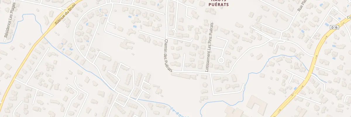 Plan du 520 Che des Puérats à Six-Fours-les-Plages