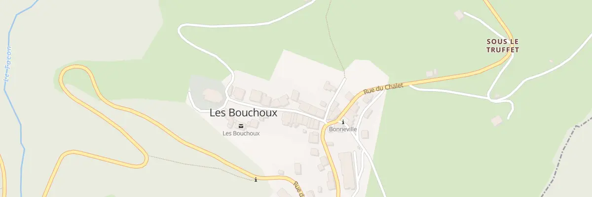 Plan du 8 Rue En Bonneville aux Bouchoux