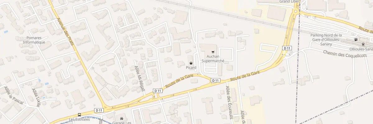 Plan du 773 Rte de la Gare à Sanary-sur-Mer