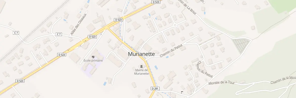 Plan du 1 Rue du Pré Cottin à Murianette