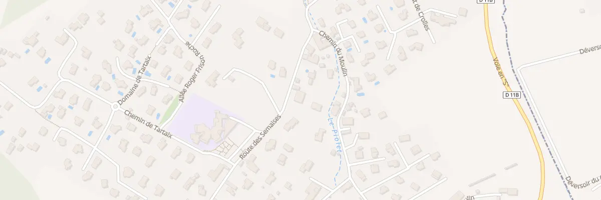 Plan du 746 Rte des Semaises à Montbonnot-Saint-Martin