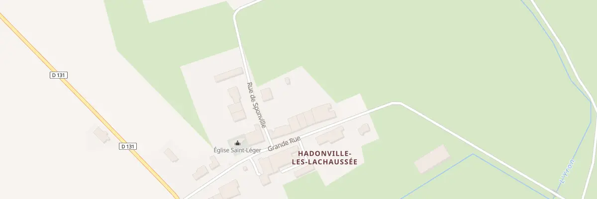 Plan du 11 Gr Grande Rue A Hadonville à Lachaussée