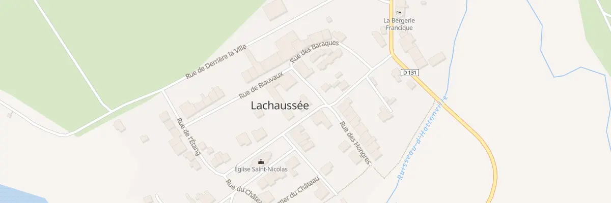 Plan du 4 Gr Grande Rue à Lachaussée