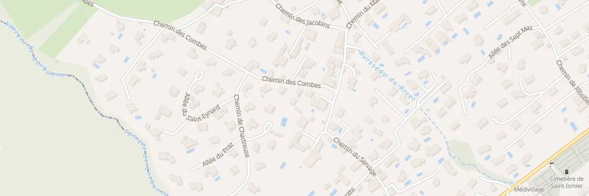 Plan du 21 Che des Combes à Saint-Ismier