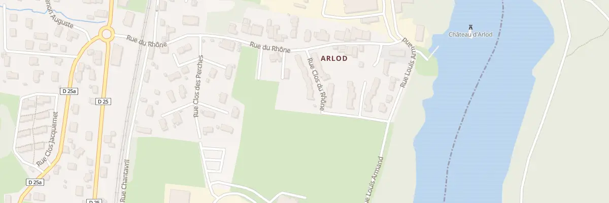Plan du 15 Rue Clos du Rhône à Valserhône