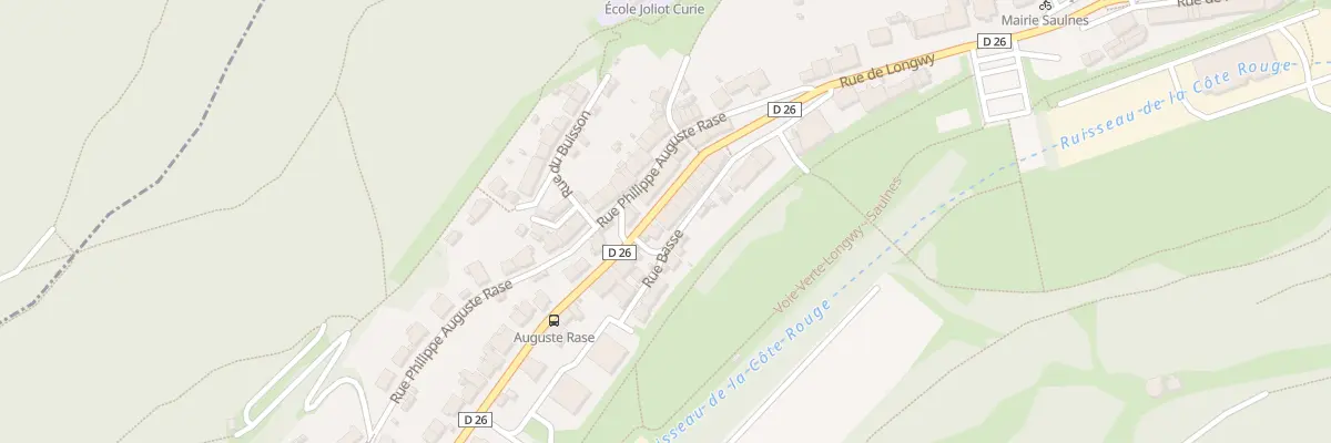 Plan du 25 Rue de Longwy à Saulnes