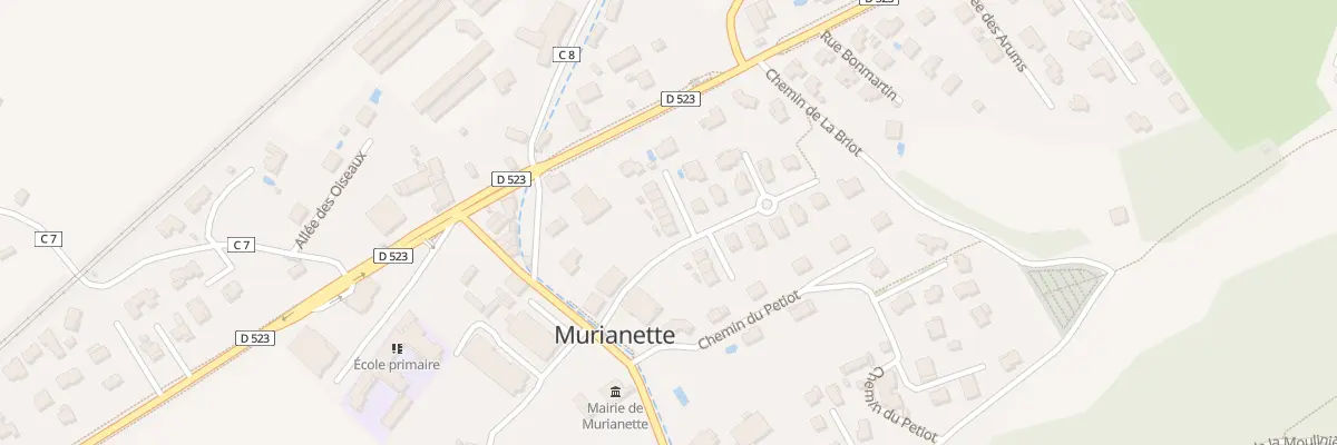 Plan du 10 Che Colombe à Murianette