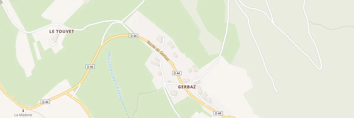 Plan du 5089 Gerbaz à Billième