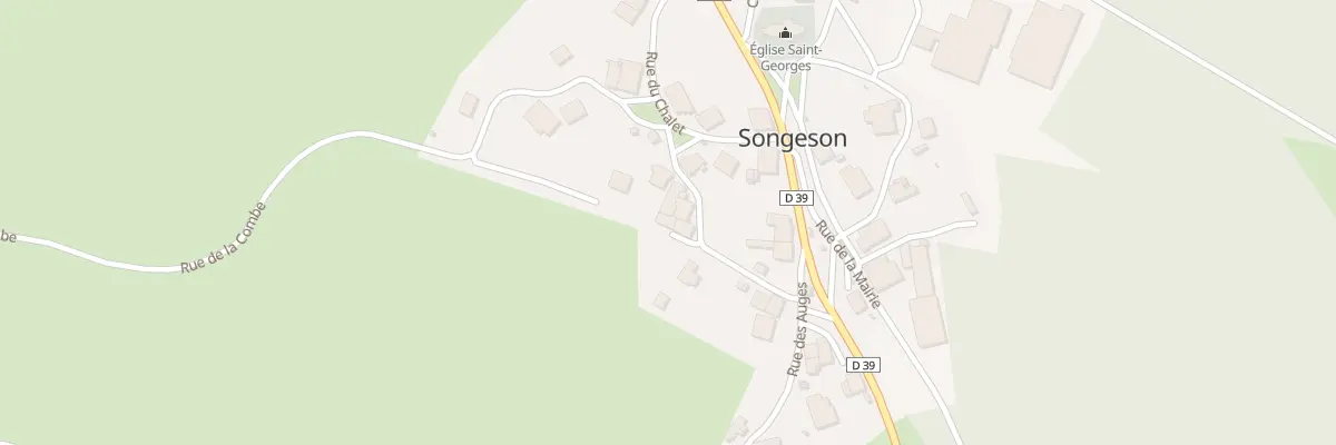 Plan du 1 Imp du Verger à Songeson