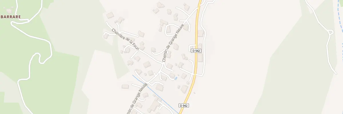Plan du 5109 La Grange et Les Pres Neuf à Val Buëch-Méouge