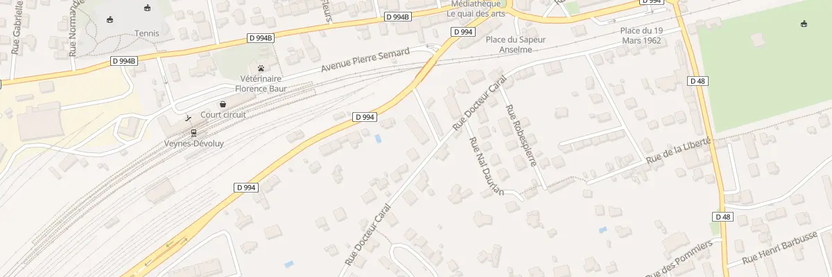 Plan du 8 Rue du Doc Caral à Veynes