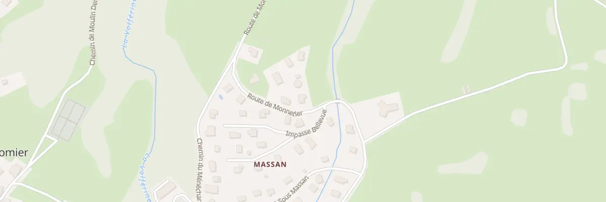 Plan du 300 Rte de Monnetier à Champfromier