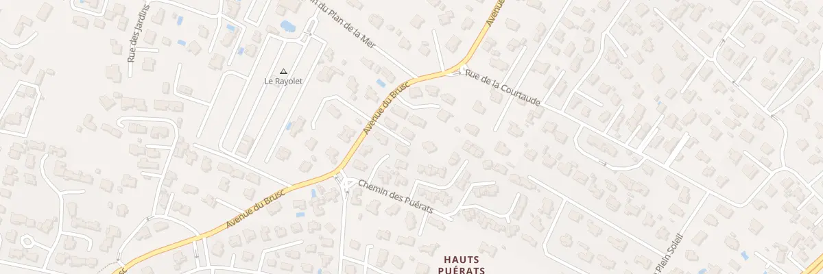 Plan du 1147 Av du Brusc à Six-Fours-les-Plages