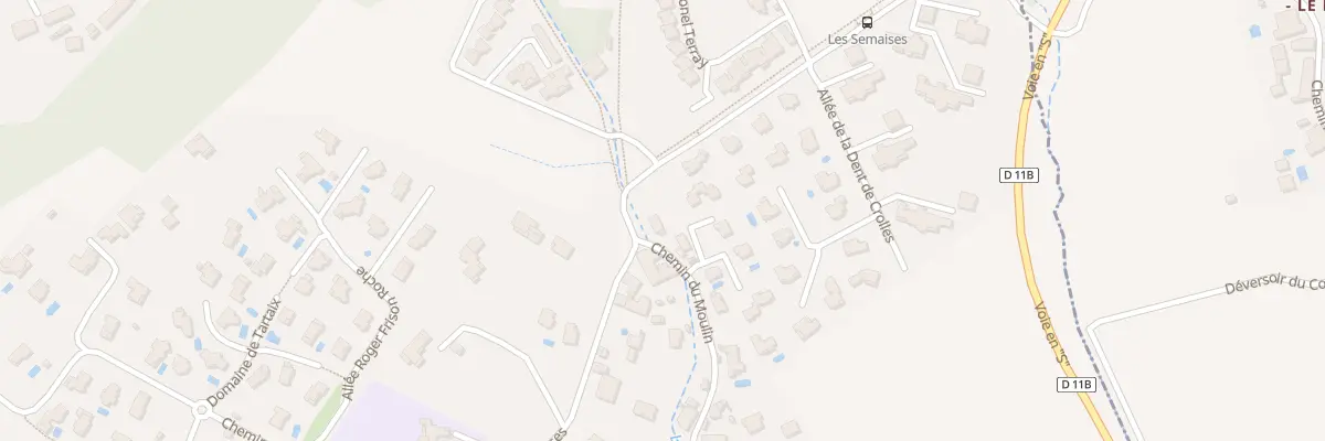 Plan du 868 Rte des Semaises Rd 11bis à Montbonnot-Saint-Martin