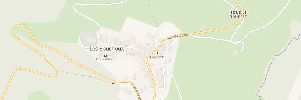 Plan du 1 Rue du Chalet aux Bouchoux