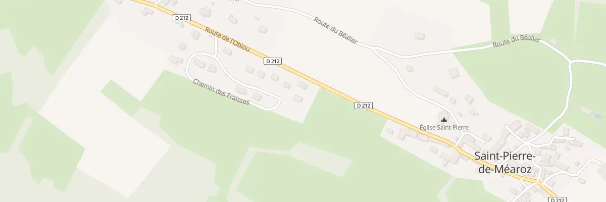 Plan du 171 Che des Fraisses à Saint-Pierre-de-Méaroz