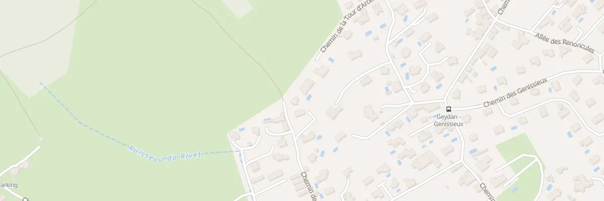 Plan du 236 Che de Bagode à Saint-Ismier