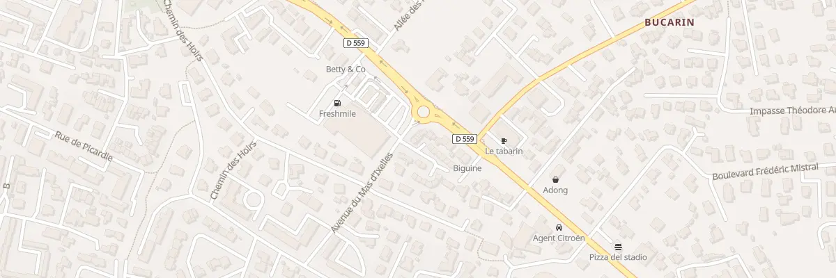 Plan du 23 Av du Mas d’Ixelles à Six-Fours-les-Plages