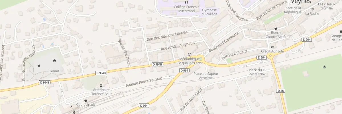 Plan du 6 Av des Martyrs à Saint-André-de-Rosans