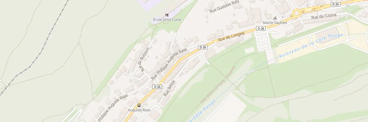 Plan du 9 Rue de Longwy à Saulnes