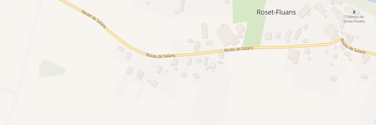 Plan du 49 Rue de Salans à Roset-Fluans