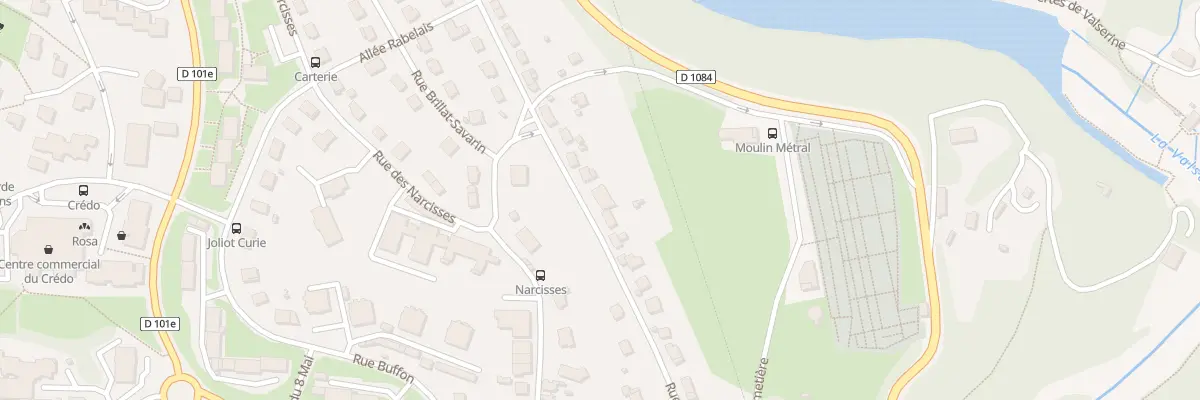 Plan du 910 Rue Antoine Favre à Valserhône