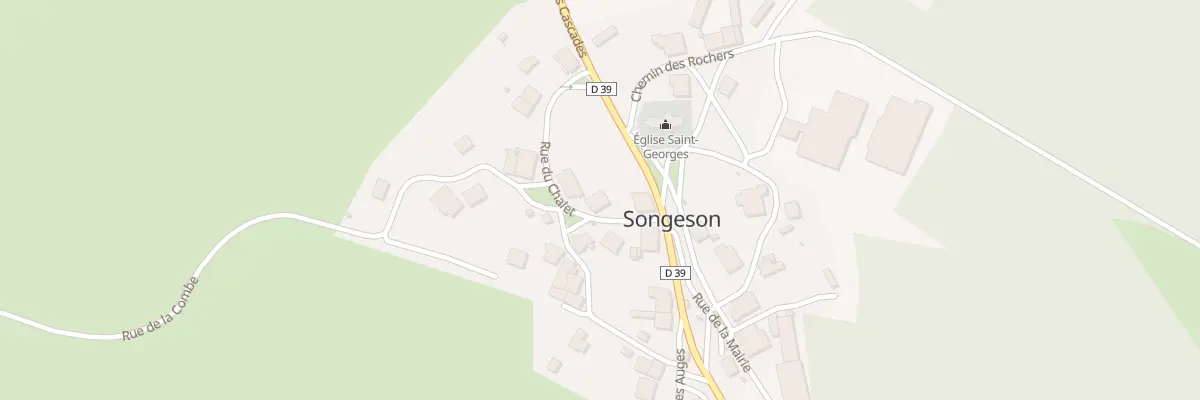 Plan du 5045 Rue du Chalet à Songeson