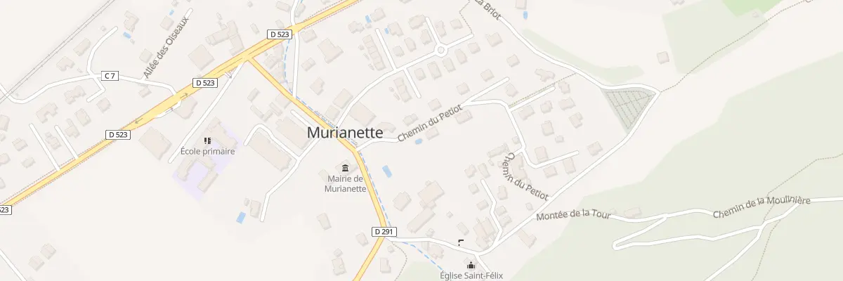 Plan du 90 Che du Petiot à Murianette