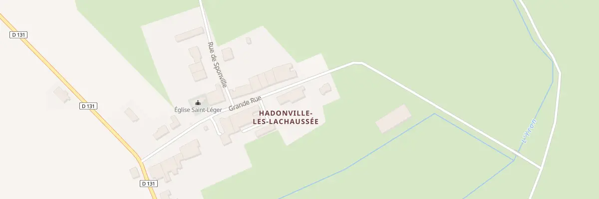 Plan du 14C Gr Grande Rue A Hadonville à Lachaussée