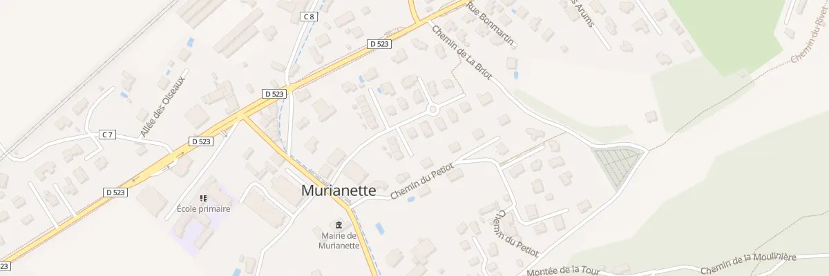 Plan du 3 Rue du Pré Cottin à Murianette