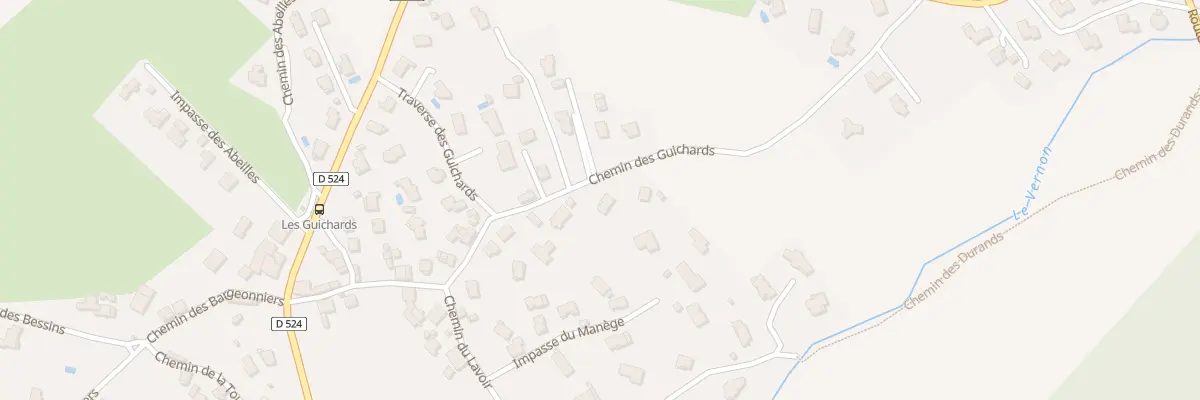 Plan du 292 Che des Guichards à Vaulnaveys-le-Haut