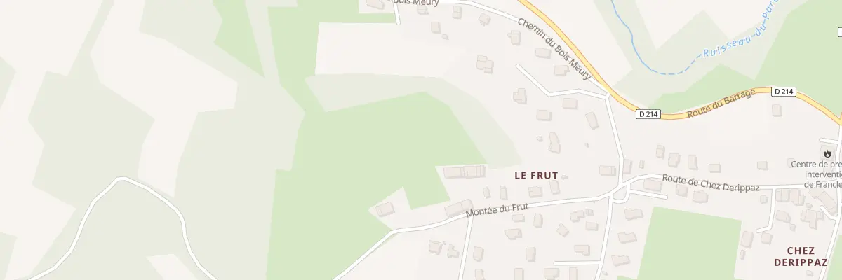 Plan du 182 Mte du Frut à Franclens