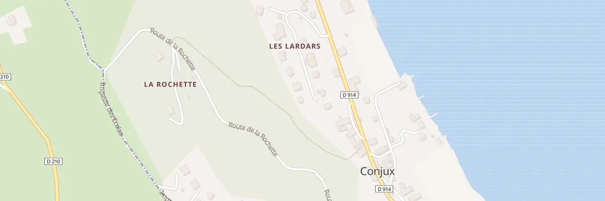 Plan du 238 Mte des Lardars à Conjux