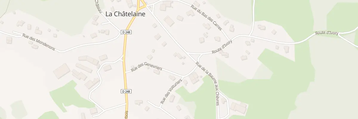 Plan du 5038 Rue de la Baume aux Chèvres à La Châtelaine
