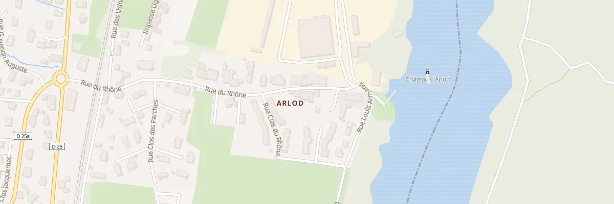 Plan du 402 Rue du Rhône à Valserhône