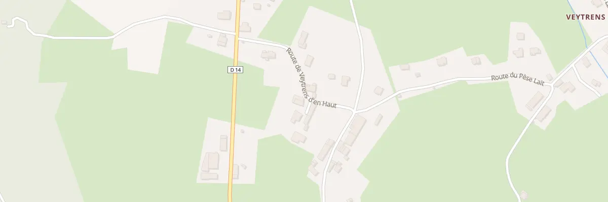 Plan du 112 Rte de Veytrens d’en Haut à Bassy