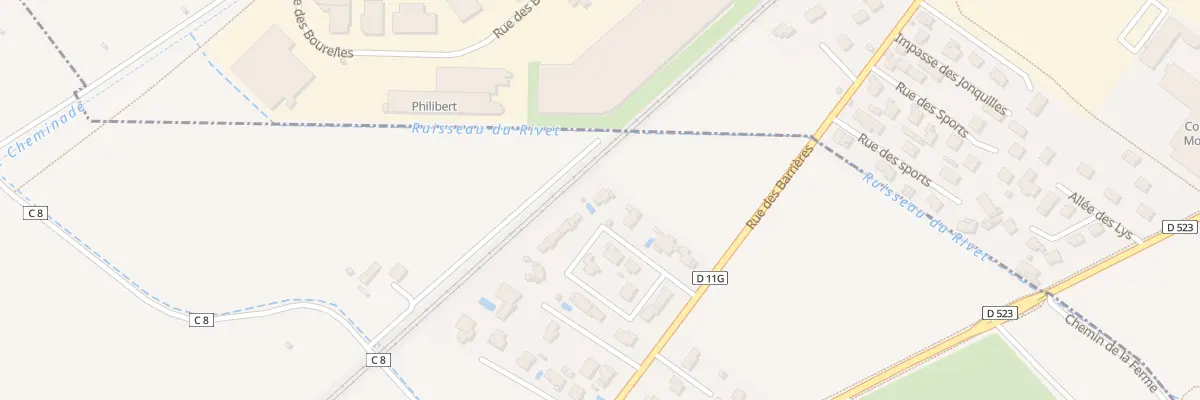 Plan du 1B Rue des Cerisiers à Murianette