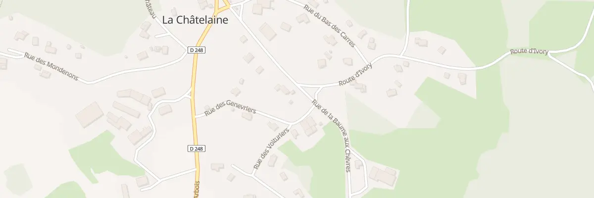 Plan du 10 Rue de la Baume aux Chèvres à La Châtelaine