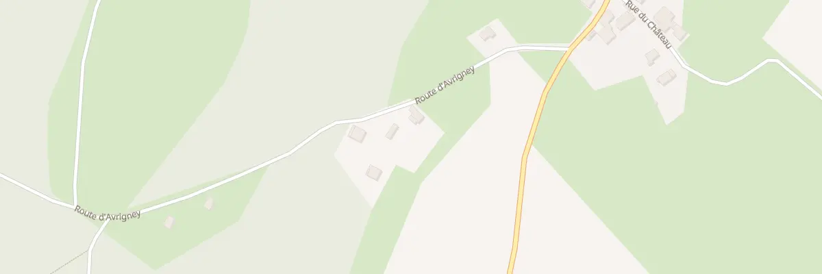 Plan du 3 Rte d’Avrigney à Courcuire